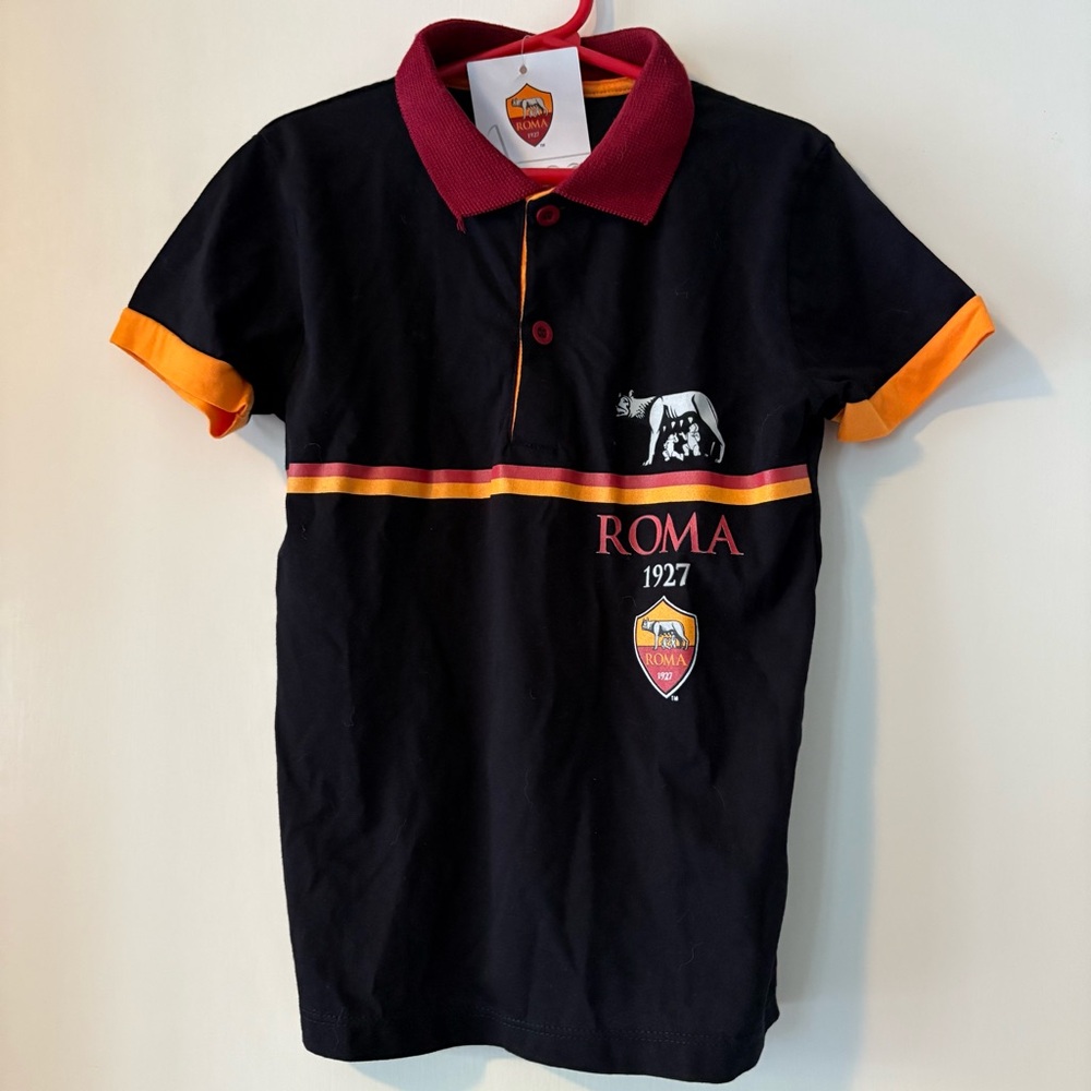 Authentic kids AS Roma polo shirt